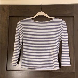 Brand Melville Striped 3/4 Length Shirt